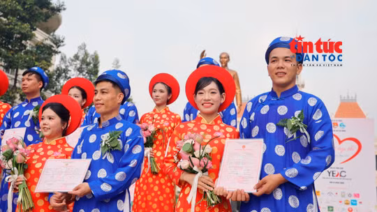  52 đôi uyên ương tham gia Lễ cưới tập thể tại TP Hồ Chí Minh