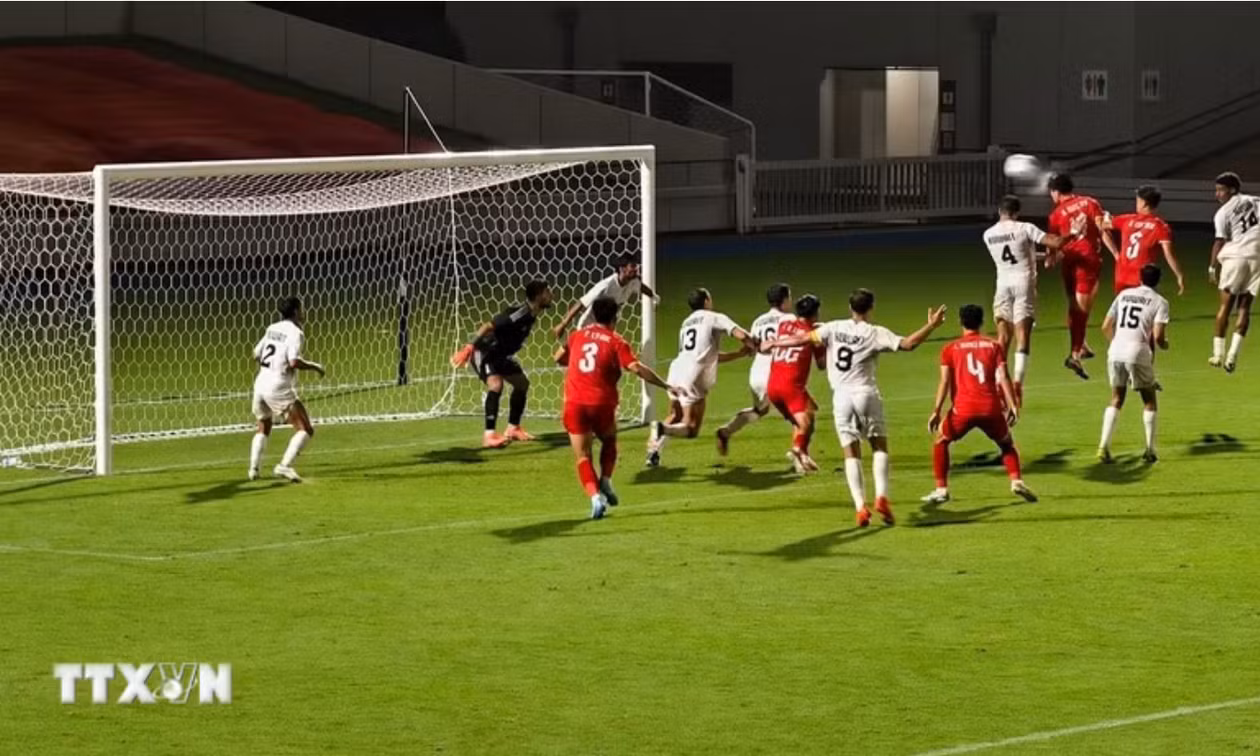 Để U23 Kuwait chia điểm ở ngày ra quân ASIAD 2026 là điều khá đáng tiếc với U23 Việt Nam. Ảnh: TTXVN