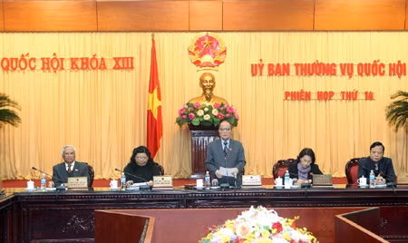 Khai mạc Phiên họp thứ 14, Ủy ban Thường vụ Quốc hội ảnh 1