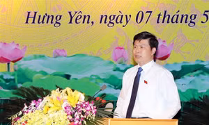 Ông Trần Quốc Toản được bầu làm Chủ tịch Hội đồng nhân dân tỉnh Hưng Yên