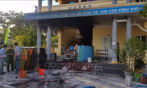 Cháy trường mầm non, học sinh được di chuyển kịp thời đến nơi an toàn