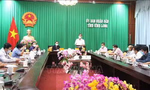 Vĩnh Long: Thực hiện nghiêm việc giãn cách xã hội, quyết tâm dập dịch COVID-19