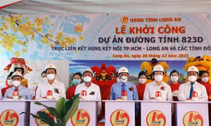 Khởi công Trục liên kết vùng kết nối Tp. Hồ Chí Minh – Long An và các tỉnh Đông – Tây Nam Bộ