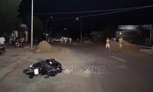Bình Phước: Hai xe máy tông trực diện, một người chết, 2 người bị thương
