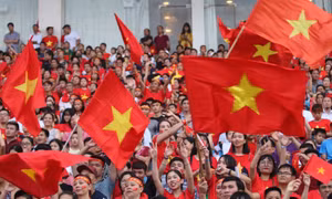 SVĐ Mỹ Đình thắp lửa vinh danh đoàn thể thao Việt Nam trở về từ Asiad