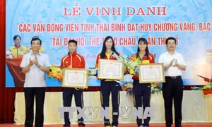 Thái Bình vinh danh các vận động viên giành HCV, HCB ASIAD 2018