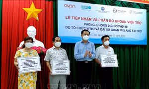 Cần Thơ: Tiếp nhận viện trợ phòng, chống dịch COVID-19