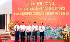 Phát huy giá trị Di tích Nhà tưởng niệm Phó Chủ tịch Hội đồng Nhà nước Lê Thanh Nghị
