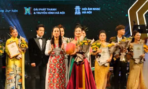 Ba thí sinh được trao giải Giọng hát hay Hà Nội năm 2022