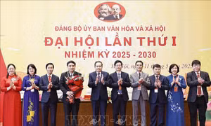 Chủ tịch Quốc hội Trần Thanh Mẫn dự Đại hội Đảng bộ Ủy ban Văn hóa và Xã hội