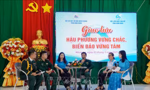 Giao lưu 'Hậu phương vững chắc - Biển đảo vững tâm'