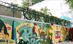 Khánh thành tranh tường cổ động về tình hữu nghị Việt Nam-Cuba