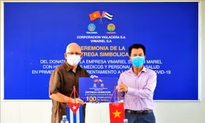 Doanh nghiệp Việt Nam đồng hành cùng Cuba chống dịch COVID-19