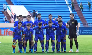 SEA Games 31: U23 Lào đặt mục tiêu giành trọn 3 điểm trước Campuchia