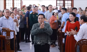 Thủ tướng Phạm Minh Chính dự Ngày hội đại đoàn kết dân tộc tại tỉnh Gia Lai