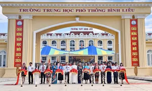 Huyện biên giới miền núi Bình Liêu có ngôi trường mới khang trang 