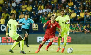 KING'S CUP 2019: Tuyển Việt Nam và Curacao cầm hòa 0-0 trong hiệp 1