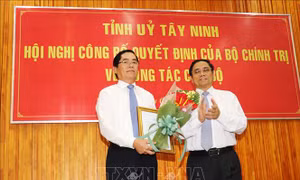 Bộ Chính trị chỉ định ông Phạm Viết Thanh làm Bí thư Tỉnh ủy tỉnh Tây Ninh