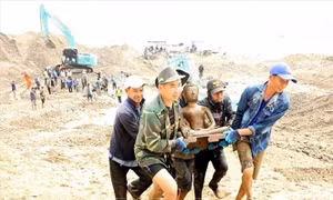 Lào tiếp tục khai quật được nhiều pho tượng Phật