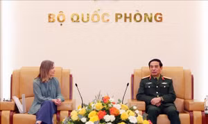 Đại tướng Phan Văn Giang tiếp Thứ trưởng Bộ Quốc phòng Canada 