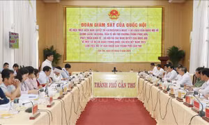 Đoàn giám sát của Quốc hội làm việc với Cần Thơ về một số dự án quan trọng quốc gia 