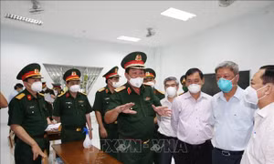 Tổ công tác đặc biệt của Chính phủ kiểm tra công tác phòng, chống dịch tại Tiền Giang