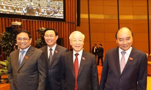 Tổng Bí thư Nguyễn Phú Trọng dự phiên bế mạc Kỳ họp thứ tư, Quốc hội khóa XV