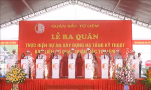 Hà Nội xây dựng hạ tầng kỹ thuật khu liên cơ quan quận Bắc Từ Liêm