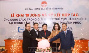 Vĩnh Phúc khai thác ứng dụng Zalo trong giải quyết thủ tục hành chính