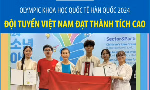 Olympic Khoa học Quốc tế Hàn Quốc 2024: Đội tuyển Việt Nam đạt thành tích cao