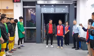 ASIAD 2023: Thứ trưởng Hoàng Đạo Cương động viên đội tuyển Olympic Việt Nam