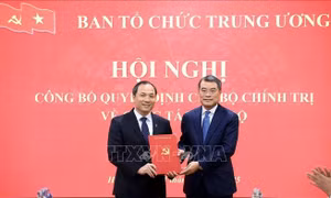 Đồng chí Hoàng Trung Dũng giữ chức Phó Trưởng Ban Tổ chức Trung ương