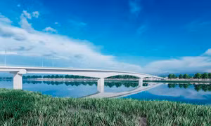Khởi công xây dựng cầu Châu Đốc vượt sông Hậu trị giá trên 2.130 tỷ đồng