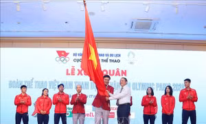 Lễ xuất quân của Đoàn Thể thao Việt Nam dự Olympic Paris 2024