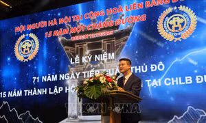 Người Hà Nội tại CHLB Đức hướng về Thủ đô nhân 10/10