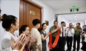 Bàn giao nhà ở xã hội tặng gia đình các Liệt sỹ phòng cháy, chữa cháy