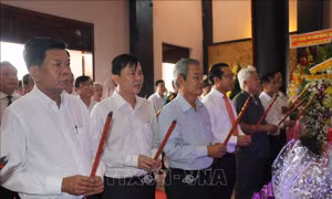 Dâng hương tưởng niệm 152 năm ngày hy sinh của Anh hùng dân tộc Nguyễn Trung Trực