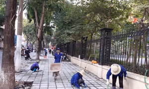 Hà Nội chỉnh trang đô thị đón chào năm mới