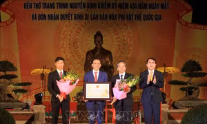 Lễ hội đền thờ Trạng Trình được công nhận di sản văn hóa phi vật thể quốc gia 