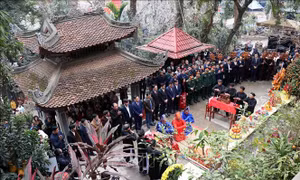 Người dân nô nức trẩy hội, du Xuân