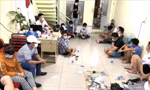 Triệt phá sòng bạc có tổ chức, lập hồ sơ xử lý nhiều đối tượng