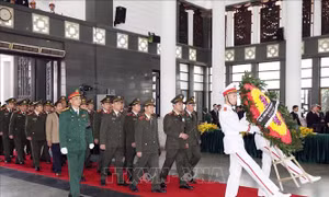 Đoàn Bộ Tư lệnh Cảnh vệ viếng Tổng Bí thư Nguyễn Phú Trọng