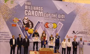 Kết thúc giải Billiards carom cúp thế giới Thành phố Hồ Chí Minh 2019