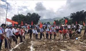 Xây nhà 50 nhà tái định cư cho người dân vùng 'rốn lũ' tại Yên Bái