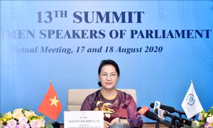 Chủ tịch Quốc hội dự Hội nghị thượng đỉnh các nữ Chủ tịch Quốc hội thế giới lần thứ 13