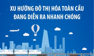 Xu hướng đô thị hóa toàn cầu đang diễn ra nhanh chóng