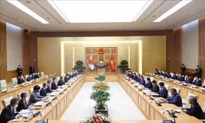 Thủ tướng Phạm Minh Chính hội đàm với Thủ tướng Nhật Bản Kishida Fumio