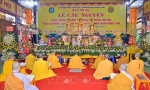 Vụ cháy chung cư mi ni tại Thanh Xuân, Hà Nội: Các cơ sở tự viện tổ chức lễ cầu nguyện cho nạn nhân