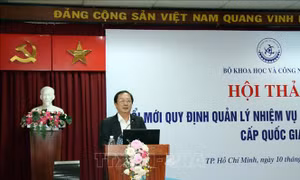 Khuyến khích doanh nghiệp tham gia nhiệm vụ khoa học và công nghệ cấp quốc gia