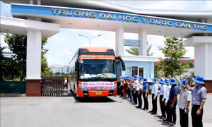 600 cán bộ, sinh viên Trường Đại học Y Dược Cần Thơ hỗ trợ tỉnh Kiên Giang chống dịch